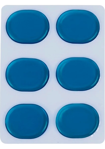 Mavi Stil Et Trampet Davul Mute Pad Davul Damper Jel Pedler Trampet Tom Davul Susturucu Mute Şeffaf Vurmalı Enstrüman Aksesuarları (Yurt Dışından)