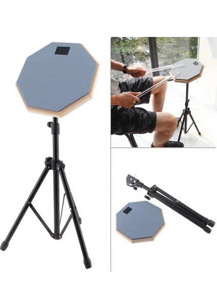 Davul Standı Stili Aptal Davul Seti 8 Inç Kauçuk Ahşap Aptal Davul Pedi Acemi Uygulama Davul Vurmalı Enstrümanlar Eğitim Için Ayarlanabilir Stand ile (Yurt Dışından) fiyatları