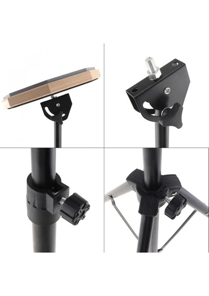 Davul Standı Stili Aptal Davul Seti 8 Inç Kauçuk Ahşap Aptal Davul Pedi Acemi Uygulama Davul Vurmalı Enstrümanlar Eğitim Için Ayarlanabilir Stand ile (Yurt Dışından) indirimleri