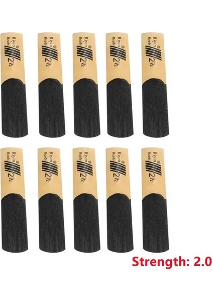 Sertlik 2 Tarzı Aksafon Kamış Mukavemetli Yüksek Li Tenor Sax Nefesli Kamış Enstrüman Parçaları Aksesuarları ile Set (Yurt Dışından)