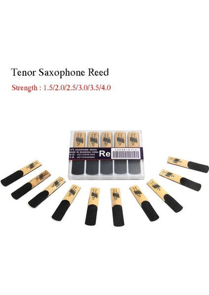 Sertlik 2 Tarzı Aksafon Kamış Mukavemetli Yüksek Li Tenor Sax Nefesli Kamış Enstrüman Parçaları Aksesuarları ile Set (Yurt Dışından) fiyatları