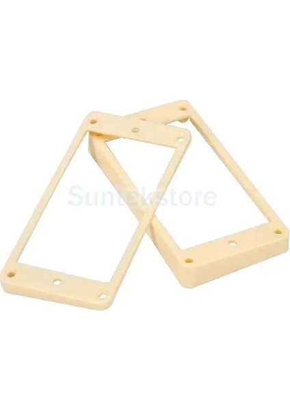 Sarı Stil Yeni Krem Kavisli Humbucker Manyetikler Çerçeveler Montaj Halkaları Gitar Lp Elektro Gitar Için Montaj Halkaları (Yurt Dışından)