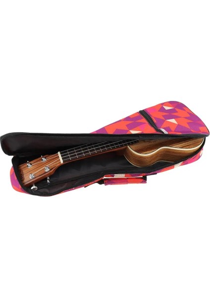 Kırmızı Stil 26 Inç Inç Taşınabilir Ukulele Çanta Renkli Sünger Yumuşak Kılıf Gig Ukulele Mini Gitar Su Geçirmez Sırt Çantası (Yurt Dışından) indirimleri