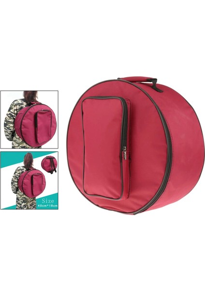 Ompact Snare Davul Çantası Sırt Çantası Omuz Askısı ve Dış Cepleri ile Enstrüman Parçaları (Yurt Dışından)