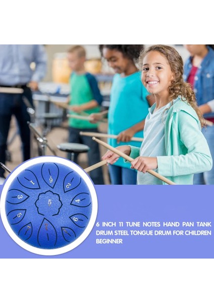 Koyu Gri Tarzı Tune Dil Davul 6 Inç Çelik Dil Davul Kitleri Baget Parmak Karyolası Davul Çanta Bavul Standı Aletleri Aksesuarları ile (Yurt Dışından) indirimleri