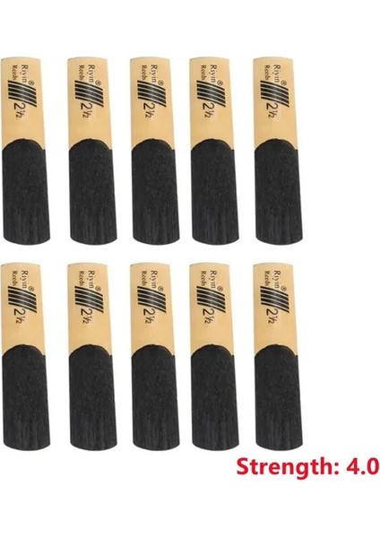 Sertlik 4 Tarzı Aksafon Kamış Mukavemetli Yüksek Li Tenor Sax Nefesli Kamış Enstrüman Parçaları Aksesuarları ile Set (Yurt Dışından)