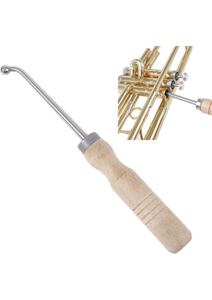 Rüzgar Enstrüman Ahşap Saplı Basınç Silindiri Tamir Çubuğu Araçları Boynuz Trombon Saksafon Tamir Araçları Parçaları (Yurt Dışından)