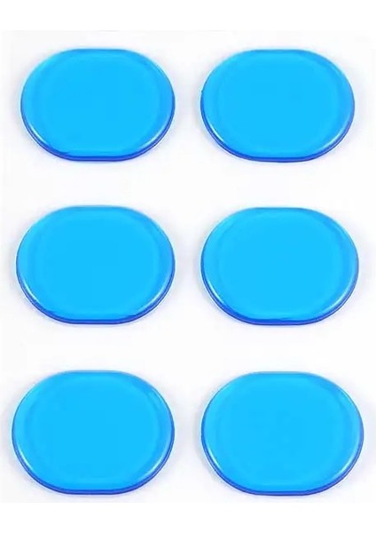 Mavi Stil Licone Davul Sessiz Pedleri Davul Amortisörü Şok Emici Ped Şeffaf Vurmalı Enstrüman Aksesuarları (Yurt Dışından)