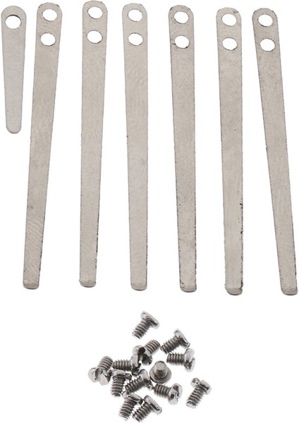 1 Set Metal Flat Springs Leaf With Screws 3.5cm. For Clarinets Dıy Accessory (Yurt Dışından) fırsatları
