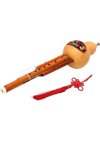 Irın Bambu Hulusi Kabak Kabak Flüt Çin El Yapımı Etnik Enstrüman Anahtarı C Başlangıç ​​​​müzik Severler Için Kılıf ile (Yurt Dışından) fırsatları