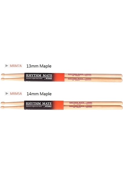 Hrm 5b Akçaağaç Stili Tama Rhythm Mate Davul Çubuğu Hrm 5A 5b 2b 7A Hickory Maple Drumsticks (Yurt Dışından) indirimleri