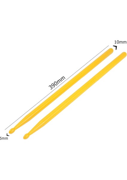 Sarı Stil 2 Adet Davul Çubuklar Sahne Performansı Etkisi Aydınlatma Drumsticks Vurmalı Enstrüman Parçaları Aksesuarları (Yurt Dışından)