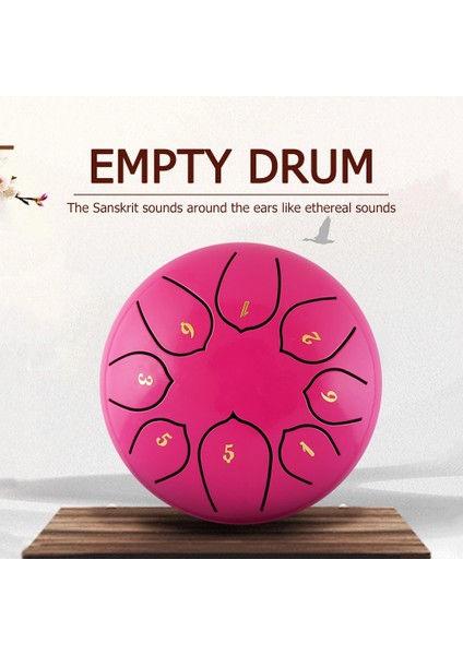 Lacivert 8 Ayar Stili Tune Dil Davul 6 Inç Çelik Dil Davul Kitleri Baget Parmak Karyolası Davul Çanta Bavul Standı Aletleri Aksesuarları ile (Yurt Dışından) fiyatları