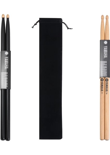 Siyah Çanta-1 Adet Tarzı 1 Çift Siyah 5A Akçaağaç Ahşap Davul Çubukları Klasik Davul Müzik Aletleri Drumsticks Dayanıklı Taşıma Çantası Müzik Aksesuarı (Yurt Dışından) indirimleri