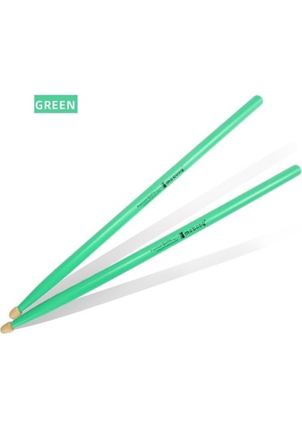 Yeşil Stil 1 Çift 5A Davul Çubukları Çok Renkli Akçaağaç Ahşap Drumsticks Enstrüman Drumsticks Perküsyon Aksesuarları (Yurt Dışından)