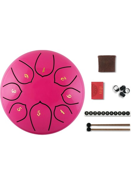 Ten Rengi Akort Perküsyon Enstrüman Teel Yeni Başlayanlar Için Dil Davul Akordu El Davul Pad Sticks Taşıma Çantası Perküsyon (Yurt Dışından)