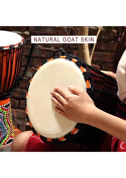 Yibuy 30 cm Çap Bej Davul Kafa Keçi Derisi Yuvarlak Bongo Drumaman Davul Afrika Tef Uyar (Yurt Dışından) fiyatları