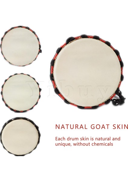 Yibuy 30 cm Çap Bej Davul Kafa Keçi Derisi Yuvarlak Bongo Drumaman Davul Afrika Tef Uyar (Yurt Dışından) fırsatları