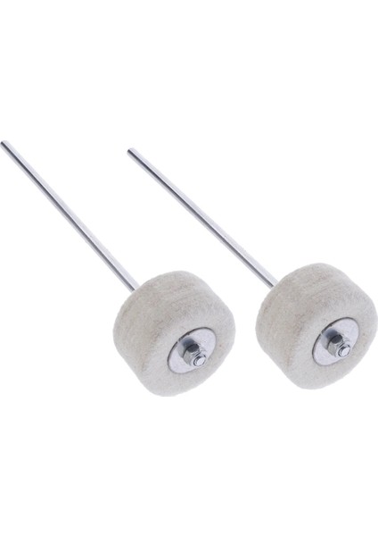 2 Parça Davul Atölye Büyük Keçe Bas Davul Çırpıcı Çekiç, Beyaz (Yurt Dışından) fırsatları