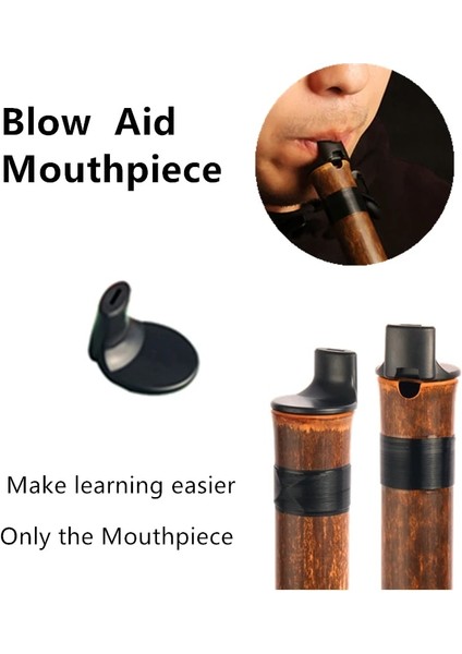 Sadece Bir Ağızlık Stili Profesyonel Mor Bambu Flüt Xiao Çin Dikey Piccolo Shakuhaa Klasik Geleneksel Murument Dizi Xiao (Yurt Dışından)