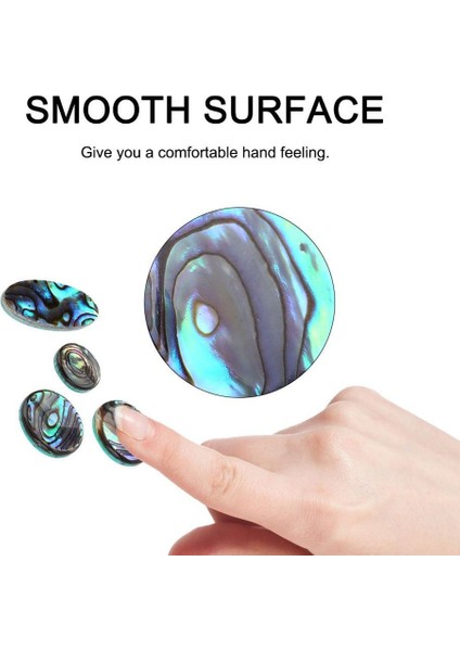 Saksafon Tuş Düğmesi Abalone Shell Sax Tuş Düğmeleri Kakma Enstrüman Aksesuarı (Yurt Dışından)
