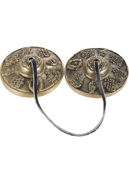 Stil 2 Stili 2.6in.5 cm El Işi Tibet Meditasyon Tingsha Zil Budist ile Sekiz Uğurlu Semboller (Yurt Dışından)