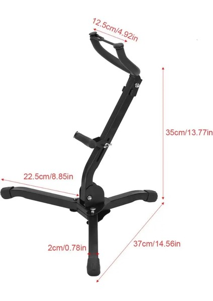 Siyah 1 Stil Katlanabilir Taşınabilir Alto Tenor Saksafon Standı Sax Tripod Tutacağı Enstrüman Saksafon Aksesuarları Alto Tenor Saksafon (Yurt Dışından) indirimleri