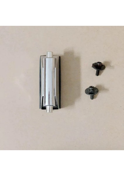 D Gümüş 51MM Stil Yüksek Li Şerit Iki Yan Pabuç Trampet Pabuçları Vidalar ve Rondelalar ile Çift Uçlu Tom Pabuç (Yurt Dışından)