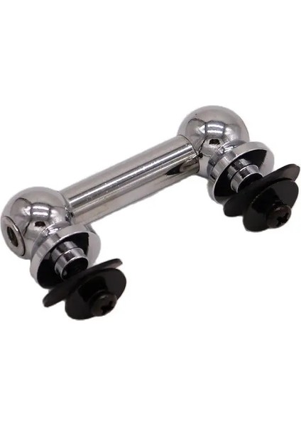 D Gümüş 51MM Stil Yüksek Li Şerit Iki Yan Pabuç Trampet Pabuçları Vidalar ve Rondelalar ile Çift Uçlu Tom Pabuç (Yurt Dışından) modelleri