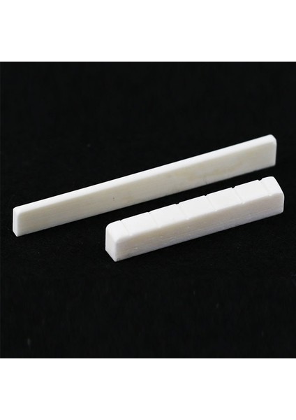 Somun 52MMX6MMX8.5MM Stili 1 Adet Gitar Eyer Somunu Değiştirme Bej Buffalo Kemik Köprü Eyer Somunu Oluklu Gitar Parçaları Aksesuarları (Yurt Dışından)