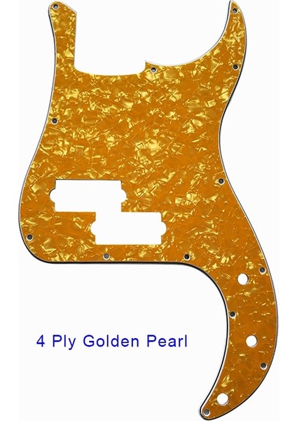 4ply Altın Inci Stili Özel Parçalar Li Elektro Gitar - Abd Meksika Fd Standart P Bas Gitar Pickguard Scratch Plate Için (Yurt Dışından)