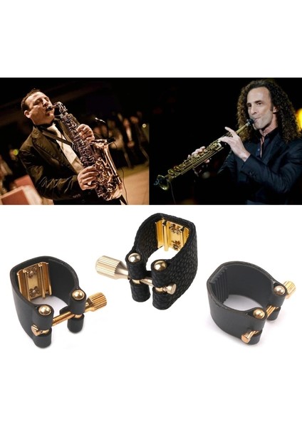 Bir Stil 1 Adet Alto Sax Ligatures Fastener Saksafon Kauçuk Ağızlık Parçaları Aksesuarları Için Dayanıklı (Yurt Dışından) modelleri