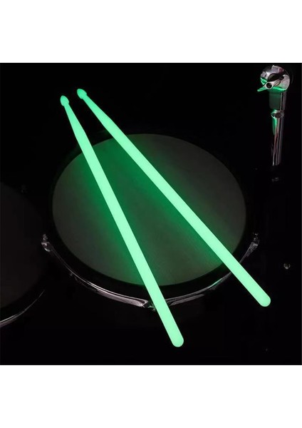 Normal Yeşil1 5A Stili 1 Çift 5A Aydınlık Davul Çubuk Davul Seti Floresan Davullar Karanlıkta Parlıyor (Yurt Dışından) fiyatları