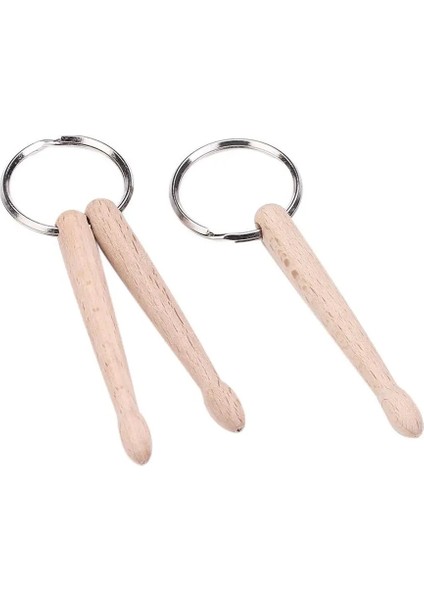 Çift Stil Mini Drumsticks Anahtarlık Kayın Davul Bateri Vurmalı Müzik Hediye (Yurt Dışından) modelleri