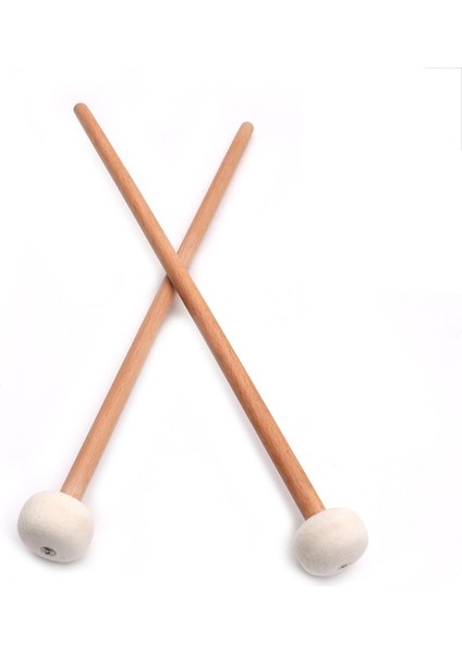 Beyaz Stil 2 Adet Timpani Tokmak Bateri Keçe Kafa Ahşap Saplı Kaymaz Bas Davul Çubukları Enstrüman Için Vazgeçilmez Aksesuar (Yurt Dışından) fiyatları