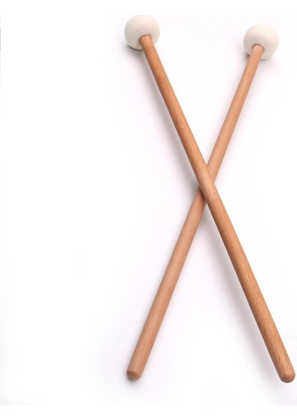 Beyaz Stil 2 Adet Timpani Tokmak Bateri Keçe Kafa Ahşap Saplı Kaymaz Bas Davul Çubukları Enstrüman Için Vazgeçilmez Aksesuar (Yurt Dışından) modelleri