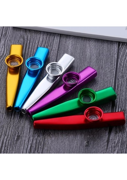E Stili 1pcs Metal Kazoos Musical Instruments Flutes Diaphragm Mouth Kazoos Musical Instruments Good Companion For Guitar (Yurt Dışından) modelleri