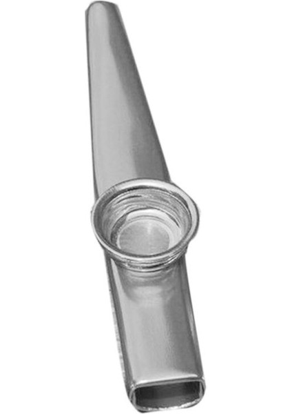 Gümüş Tarzı Metal Kazoo Hafif Taşınabilir Acemi Flüt Enstrüman Müzik Severler Için Nefesli Enstrüman Basit Tasarım Hafif (Yurt Dışından)