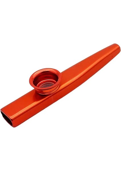 No.4 Tarzı Basit Tasarım Hafif Kazoo Alunum Alaşım Metal Gitar Enstrüman Müzik Severler Enstrüman 6 Renk Opsiyonel (Yurt Dışından)