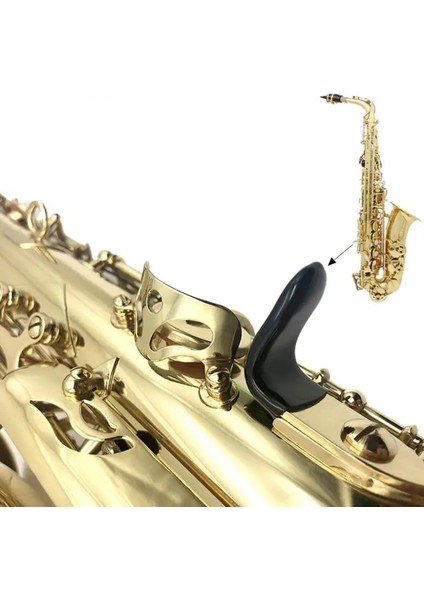 Kauçuk Saksafon Başparmak Dinlenme Koruyucu Yastık Ped Parmak Koruyucu Alto Tenor Soprano Saksafon Için Rahat (Yurt Dışından)