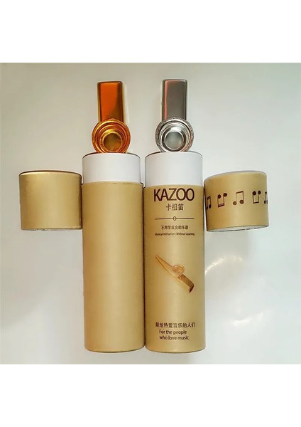 Gümüş Tarzı Kutu Müzik Aletleri ile Metal Kazoos Flüt Diyafram Ağız Kazoo Flüt Gitar Yeni Başlayanlar Çocuklar Için Yetişkin Parti Hediyeleri (Yurt Dışından)
