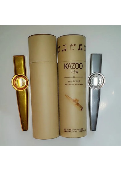 Gümüş Tarzı Kutu Müzik Aletleri ile Metal Kazoos Flüt Diyafram Ağız Kazoo Flüt Gitar Yeni Başlayanlar Çocuklar Için Yetişkin Parti Hediyeleri (Yurt Dışından)