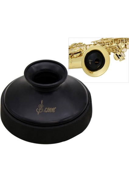 Sarı Stil Alto Saksafon Sax Sevgilisi Nefesli Enstrüman Aksesuarları Için Sıcak Satış Hafif Abs Sessiz Susturucu (Yurt Dışından) modelleri