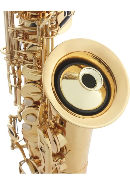 Sarı Stil Alto Saksafon Sax Sevgilisi Nefesli Enstrüman Aksesuarları Için Sıcak Satış Hafif Abs Sessiz Susturucu (Yurt Dışından) indirimleri