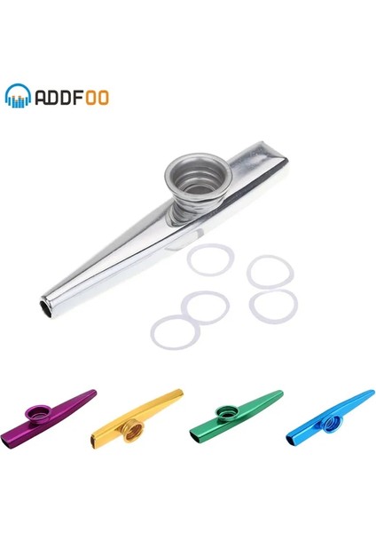Mavi Stil Yeni Kazoo Alüminyum Alaşımlı Metal Zekâ Hediyeler Çocuklar Için Flüt Diyafram Müzik-Severler (Yurt Dışından)