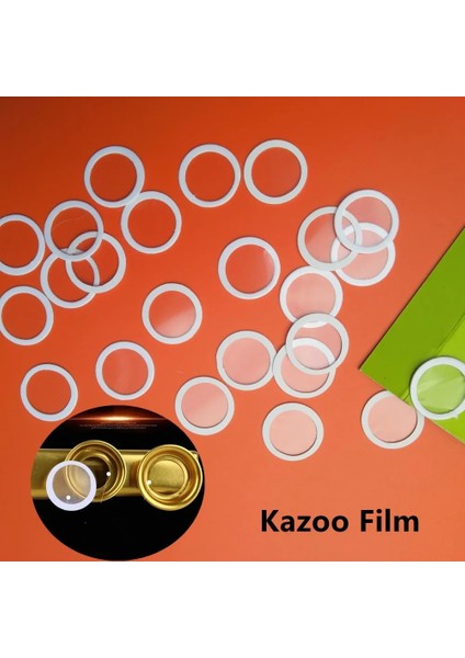 Kazoo Membran Değiştirme Flüt Müzikli Oyuncaklar Kazoo Aksesuarları Kazoo Aksesuarları Yedek Kazoo Flüt Filmi (Yurt Dışından)