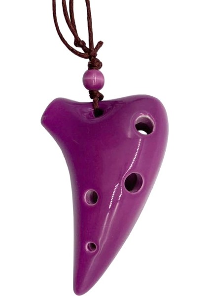 Mor Tarzı Flüt 6 Delik Soprano C Seramik Flauta Ocarina Of Time Mini Ocarina Flüt Çocuk Oyuncak Müzik Aletleri (Yurt Dışından)