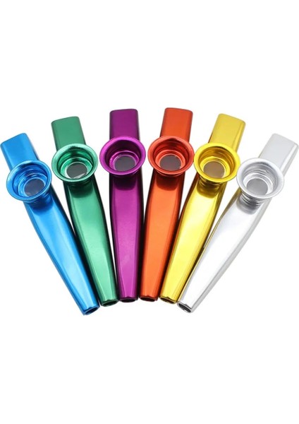 Halat Stili ile Metal Kazoo Hafif Taşınabilir Acemi Flüt Enstrüman Müzik Severler Için Nefesli Enstrüman Basit Tasarım Hafif (Yurt Dışından)