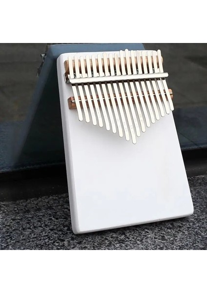 17 Tuşlar Çam Ağacı Başparmak Piyano Kalimba Katı Tek Kartlı Çam Mbira Mini Klavye Enstrümanı (Yurt Dışından)