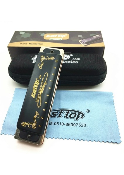 Mavi Bg Anahtar Stili Sıcak Satış Easttop Armonika T008K Diato Hole Armonica Blues Mondharmonica Gaita De Boca Ağız Ogan Müzik Aletleri (Yurt Dışından) modelleri